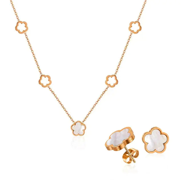 Loaf Elegant Ketting en oorbellen set