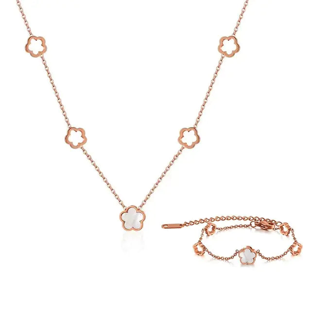 Loaf Elegant Ketting en oorbellen set