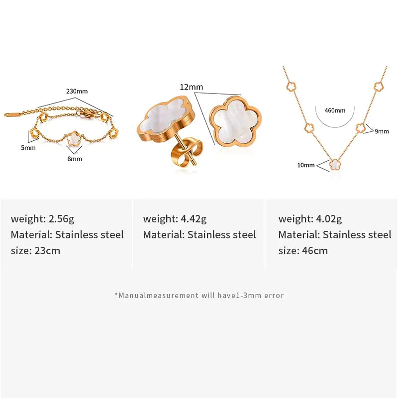 Loaf Elegant Ketting en oorbellen set
