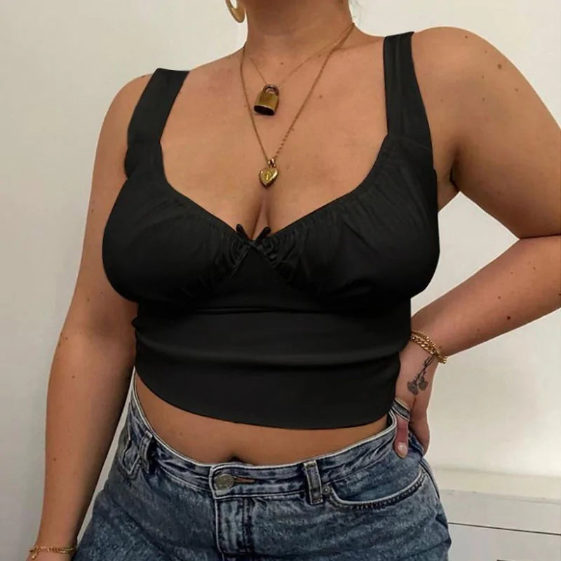 Zomerse Milkmaid Crop Tops