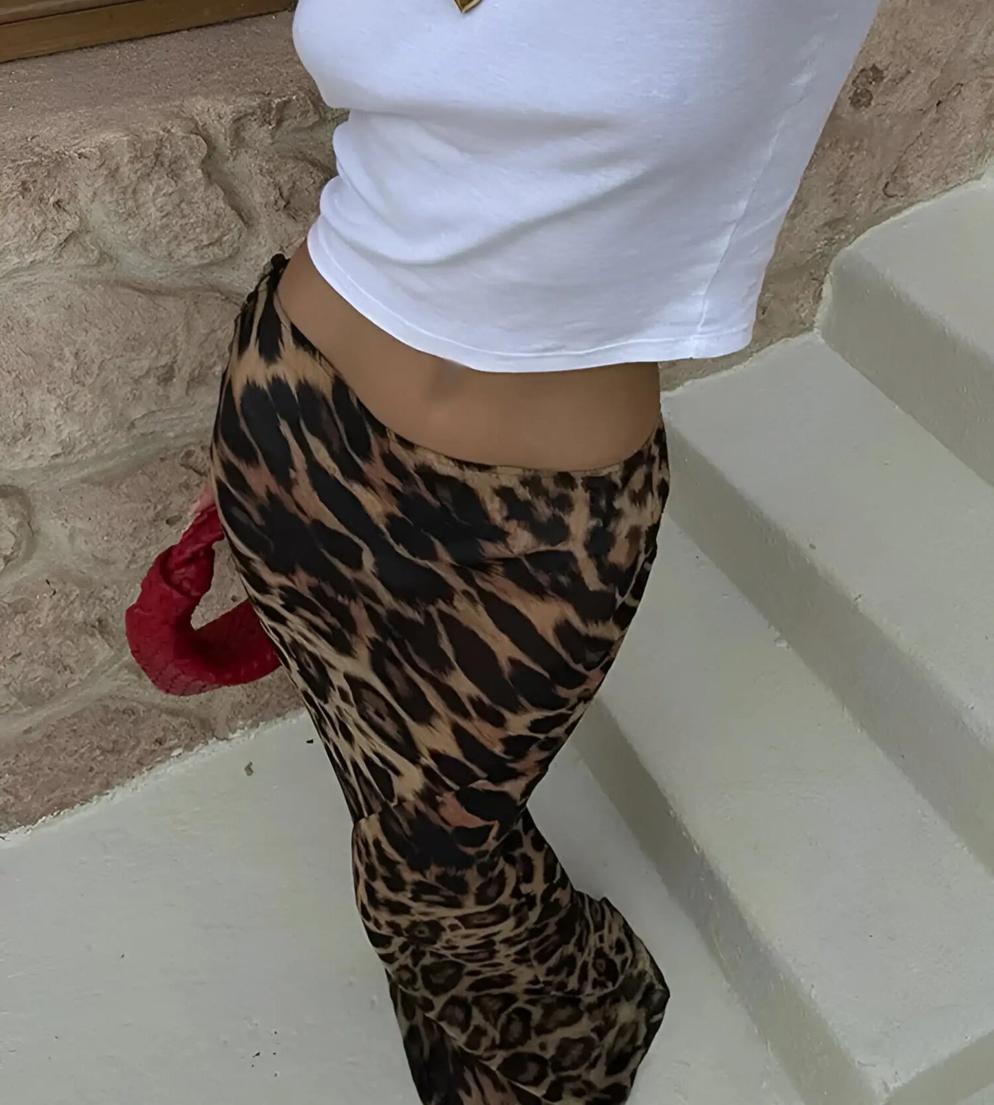 Monica Leopard print Jurk
