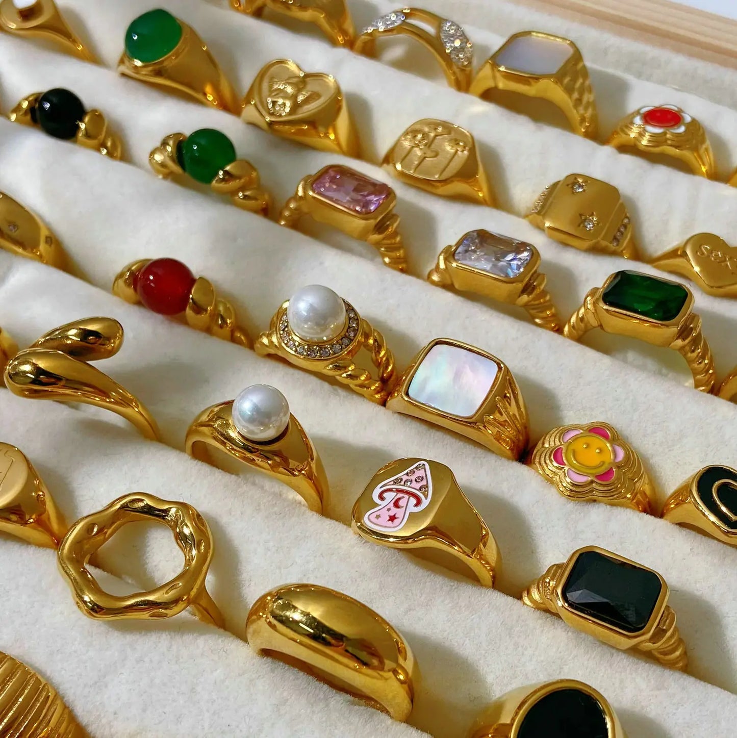 Roses gouden Ringen