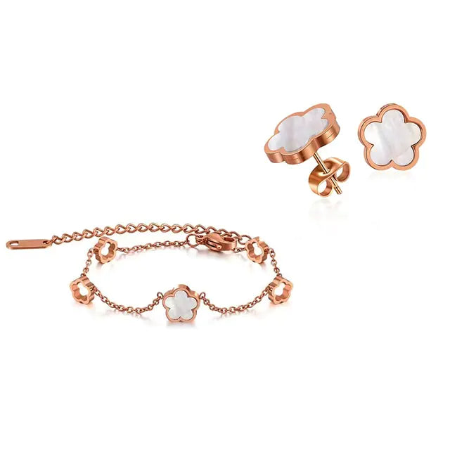 Loaf Elegant Ketting en oorbellen set