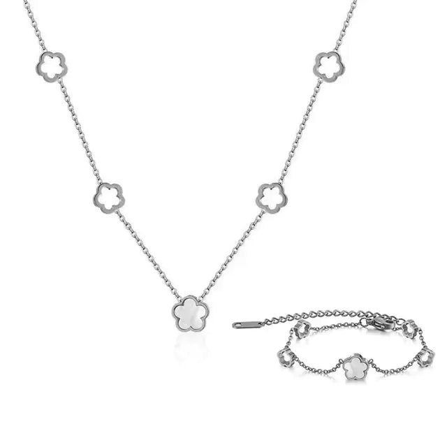 Loaf Elegant Ketting en oorbellen set