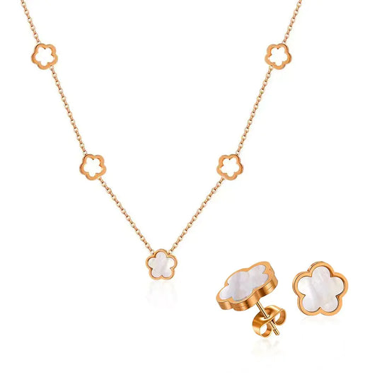 Loaf Elegant Ketting en oorbellen set