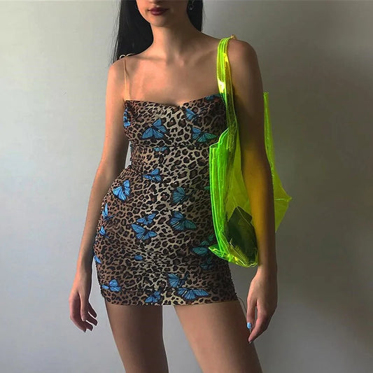 Eleganza Couture Leopard Print Jurk