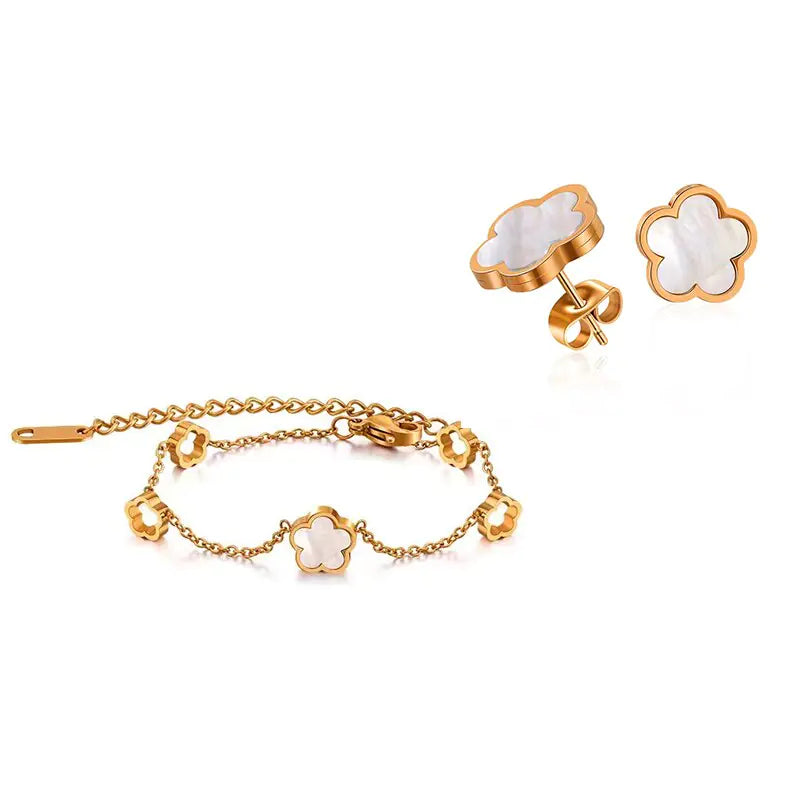 Loaf Elegant Ketting en oorbellen set