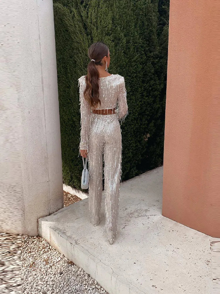 Crop Tops en Wijde Broeken van Glamourista